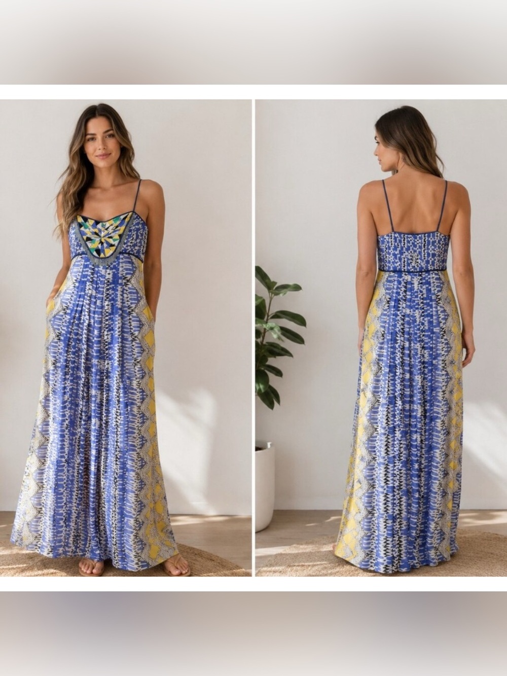 Ranna Gill Beaded Maxi Dress